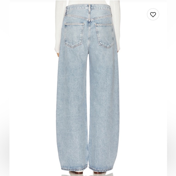 AGOLDE Low Curve Wide Leg Jeans in Force 25 - Picture 4 of 8